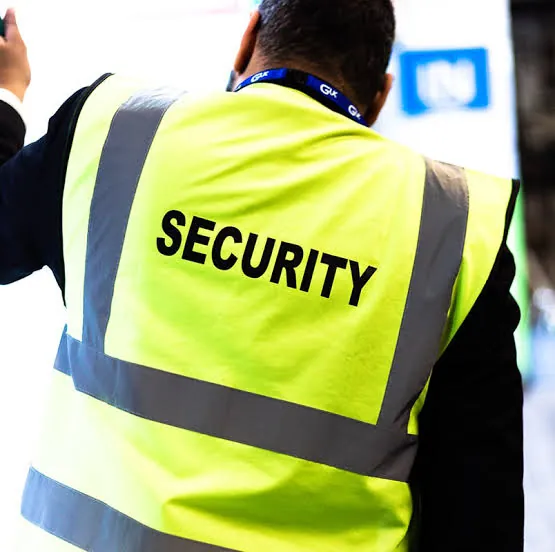 Uniformed Retail Security Guard on Duty
